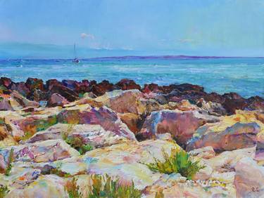 Original Impressionism Seascape Paintings by Robert Shaw