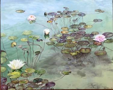 Original Fine Art Botanic Painting by Evgenia Letizia