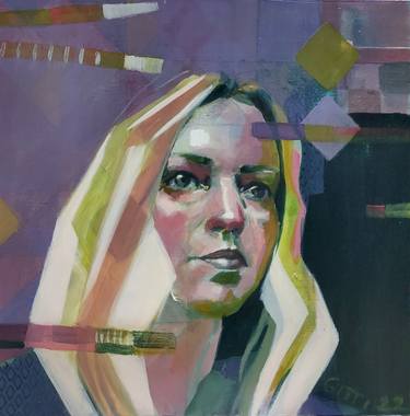 Original Figurative Portrait Paintings by Gitti GV