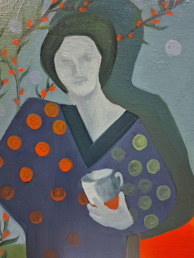 Original Impressionism People Painting by Gitti Gv