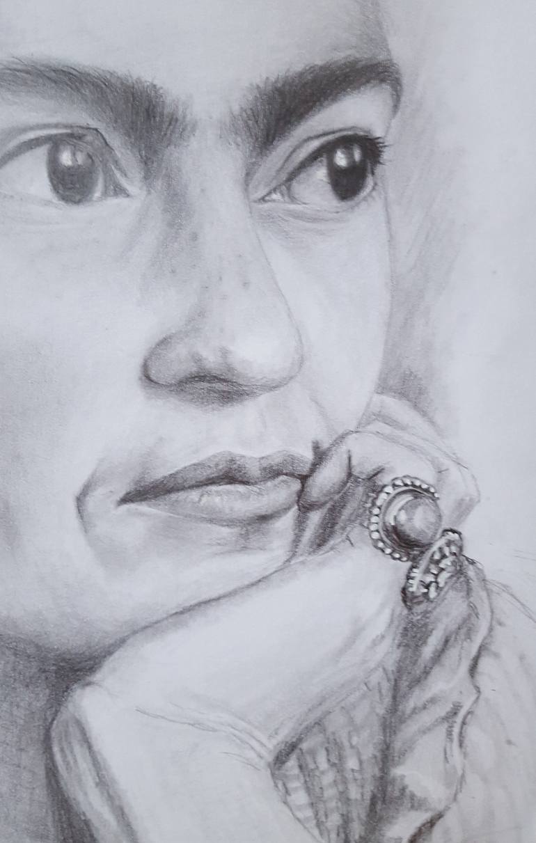 Original Figurative Portrait Drawing by Gitti GV