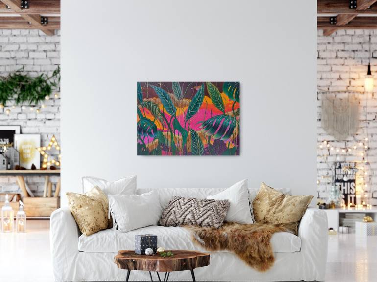 Original Abstract Nature Painting by Gitti GV