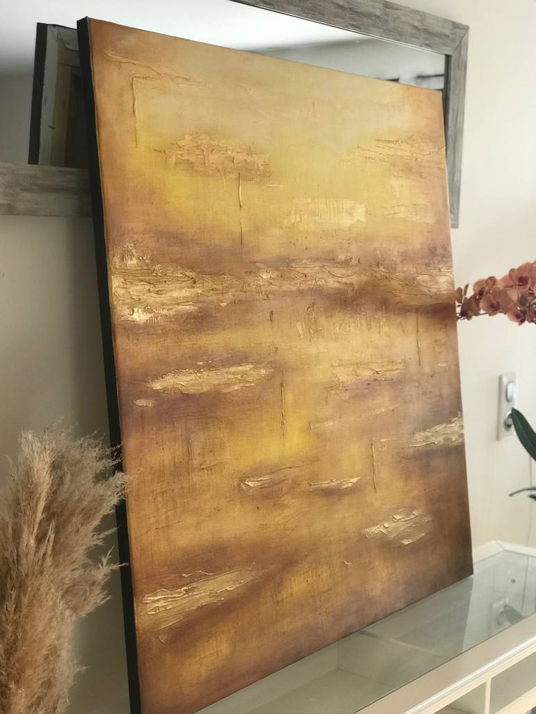 Original contemporary Abstract Painting by Zue Razali