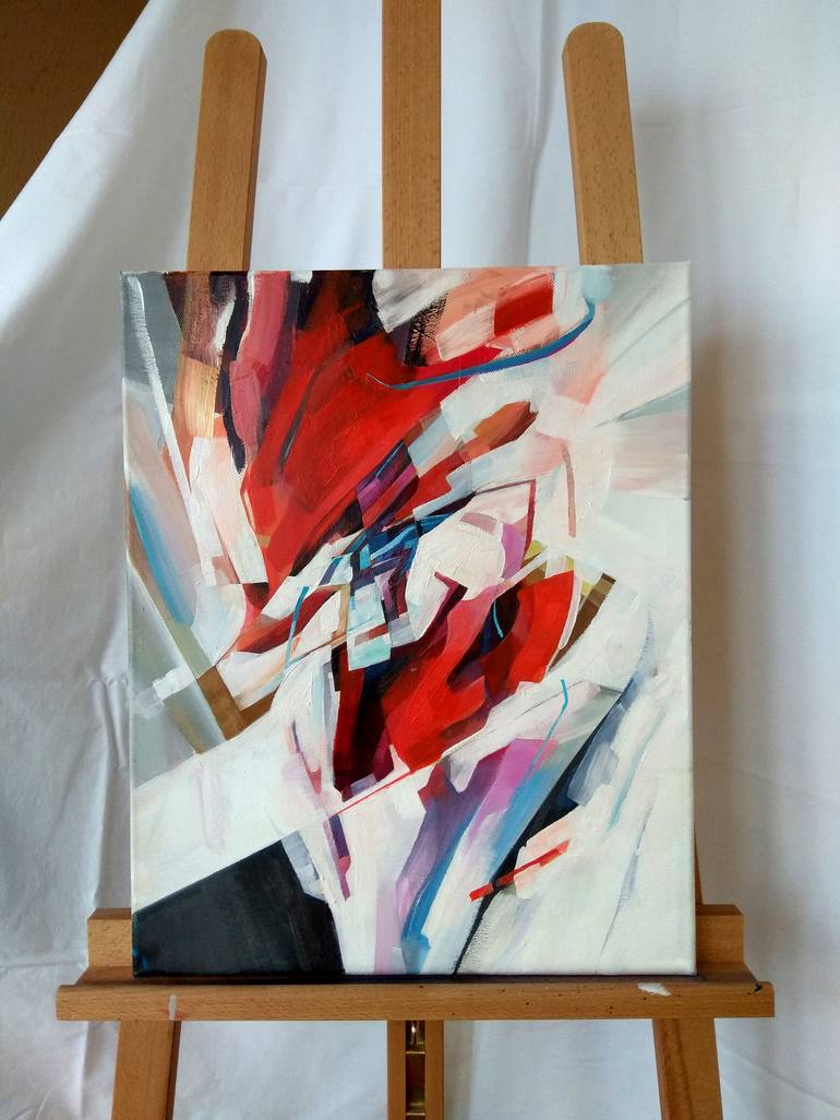 Original Modern Abstract Painting by Alex Bluxe