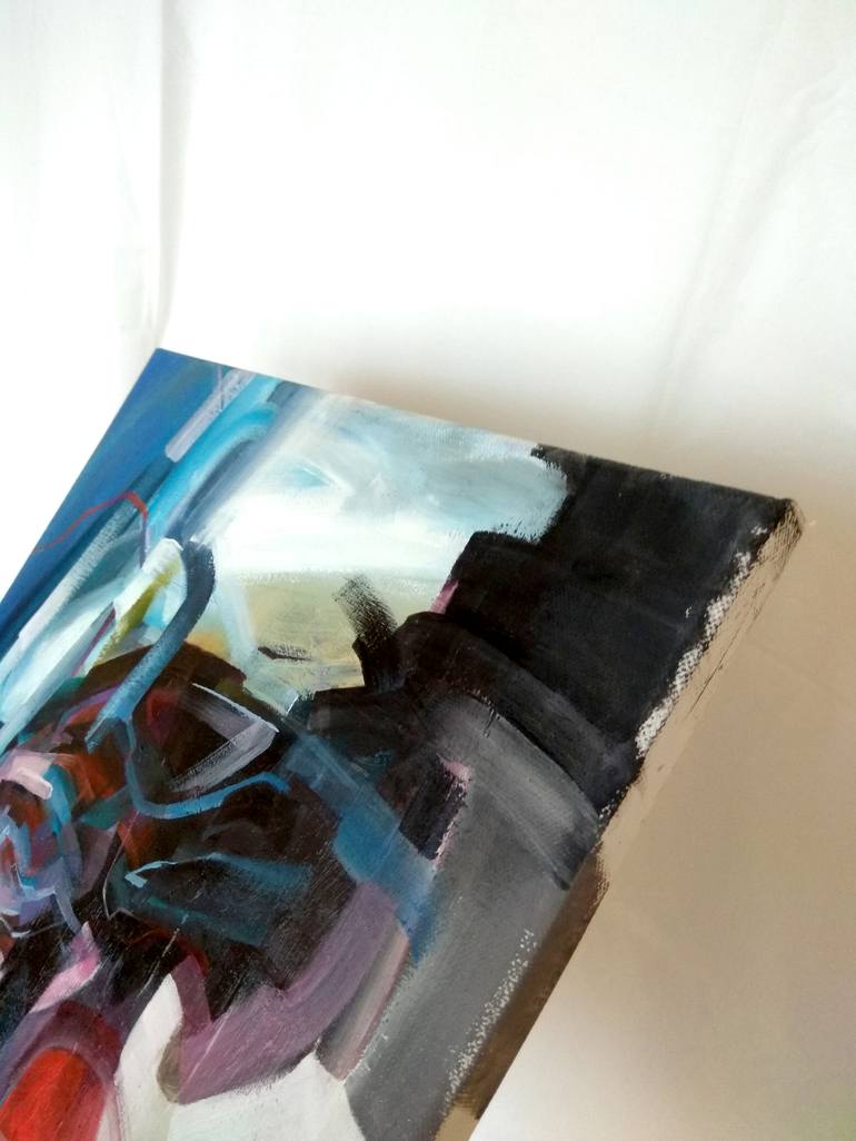 Original Modern Abstract Painting by Alex Bluxe