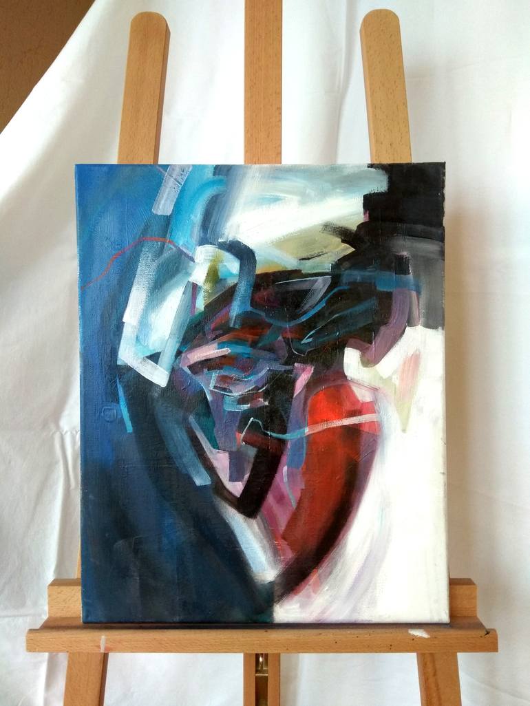 Original Modern Abstract Painting by Alex Bluxe