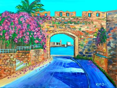 Original Art Nouveau Cities Paintings by Krasimira Mancheva