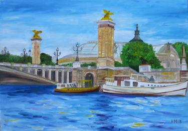 Original Fine Art Cities Paintings by Krasimira Mancheva
