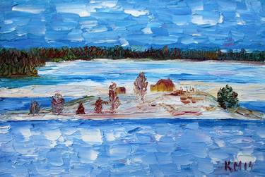 Original Impressionism Landscape Paintings by Krasimira Mancheva