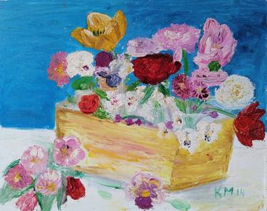 Print of Fine Art Floral Paintings by Krasimira Mancheva