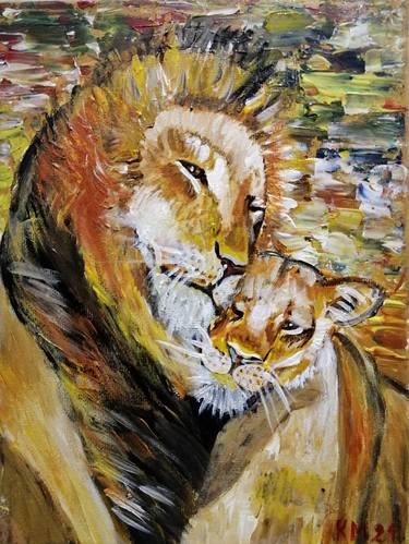 Print of Fine Art Animal Paintings by Krasimira Mancheva