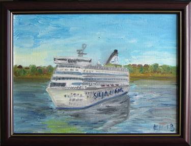 Original Ship Paintings by Krasimira Mancheva