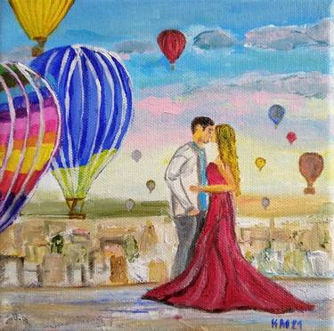 Print of Figurative Love Paintings by Krasimira Mancheva