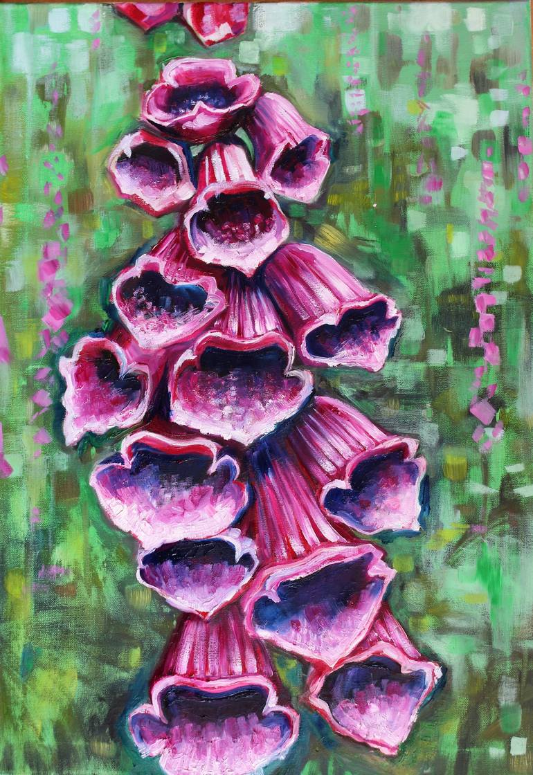 foxglove painting