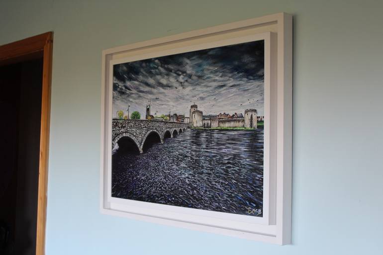 Original Expressionism Cities Painting by Emma O'Connor-Bray
