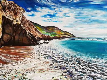 Original Beach Paintings by Emma O'Connor-Bray