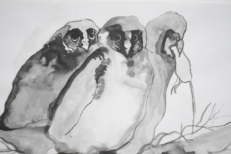 Original Figurative Animal Drawing by Basilia Guadalupe Perez Obregon