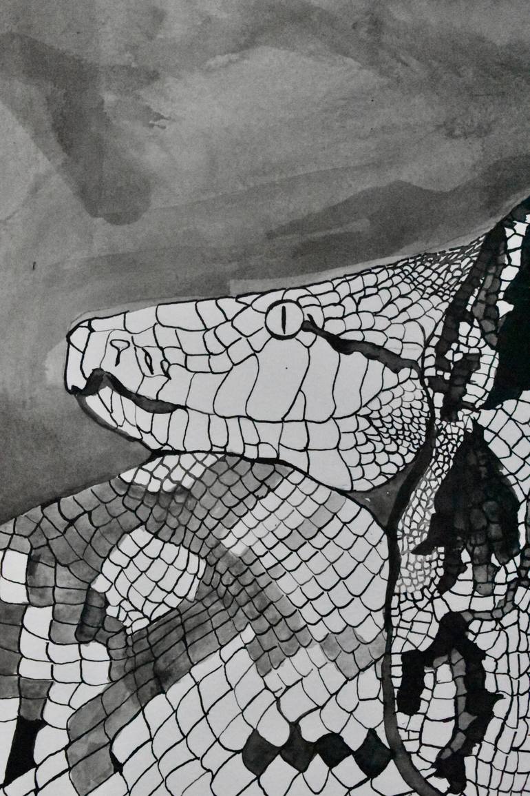 Original Figurative Animal Drawing by Basilia Guadalupe Perez Obregon