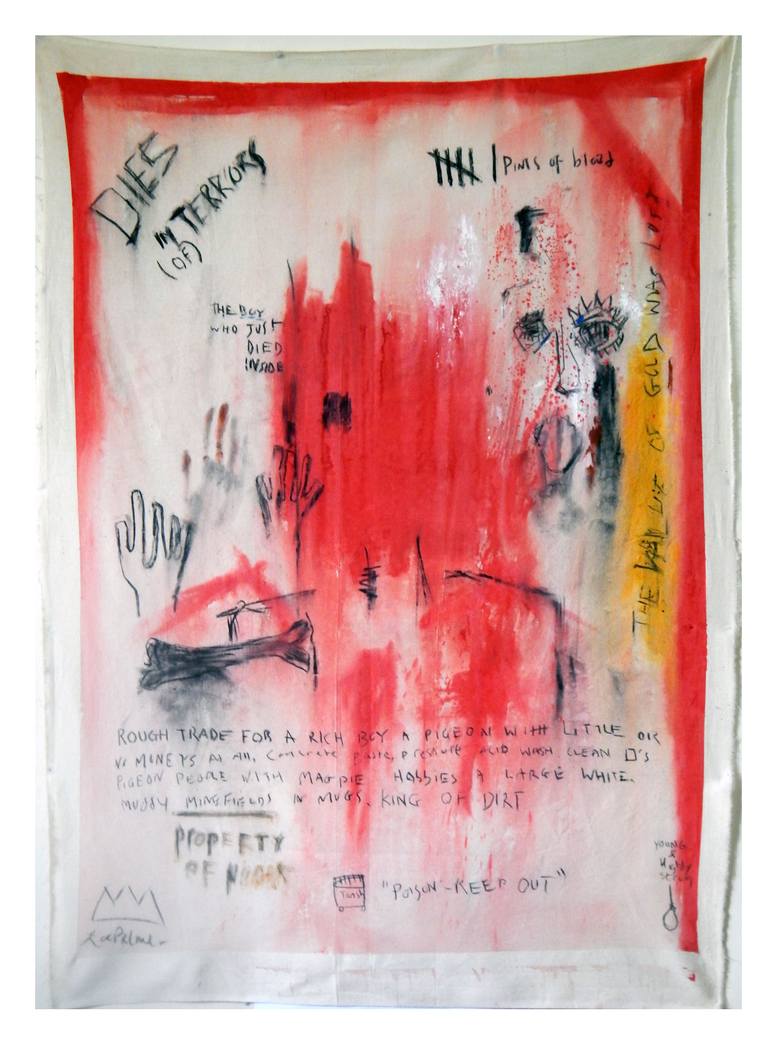 Original Abstract Expressionism Abstract Painting by Zoe Palmer