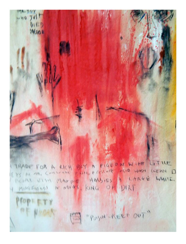 Original Abstract Expressionism Abstract Painting by Zoe Palmer