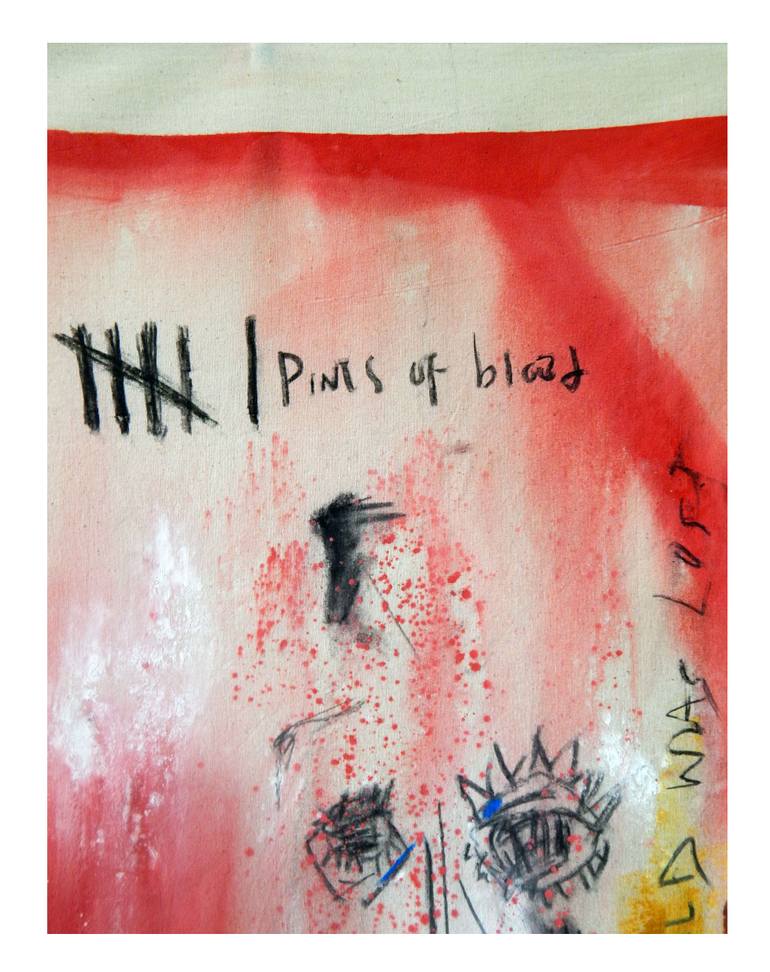 Original Abstract Expressionism Abstract Painting by Zoe Palmer