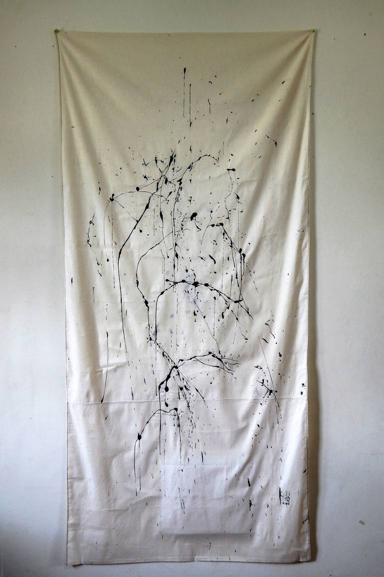 Original Abstract Expressionism Abstract Painting by Zoe Palmer