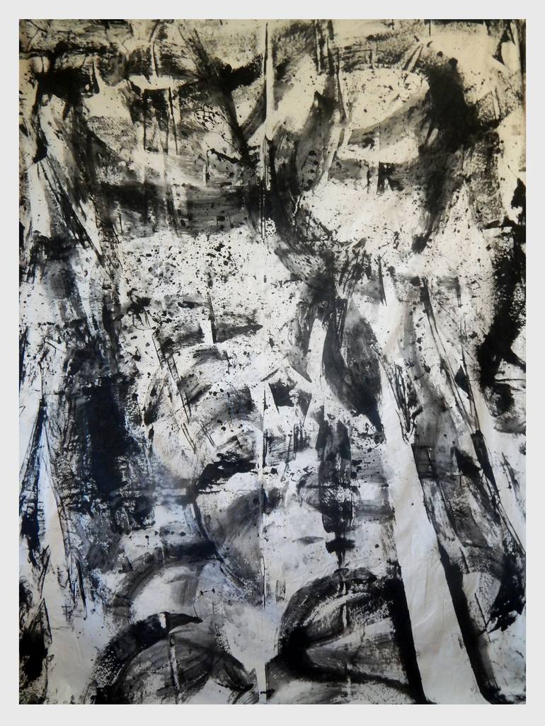 Original Abstract Expressionism Abstract Painting by Zoe Palmer