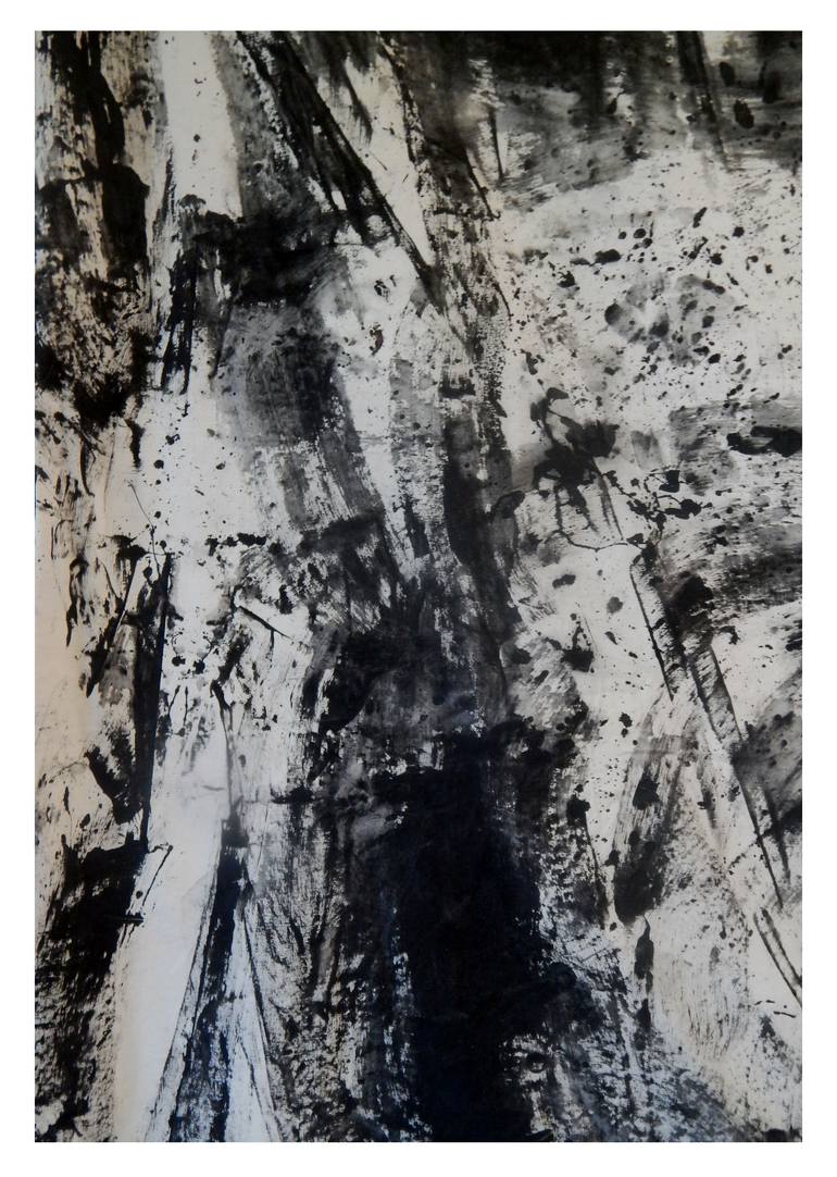 Original Abstract Expressionism Abstract Painting by Zoe Palmer