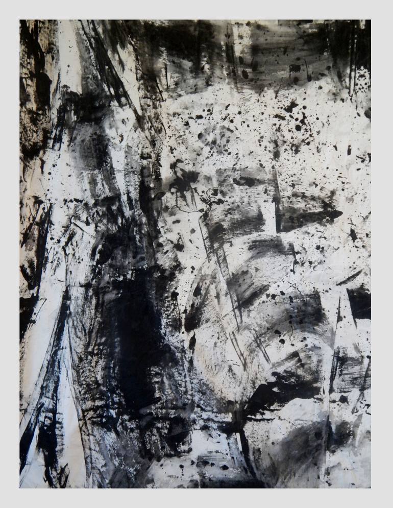 Original Abstract Expressionism Abstract Painting by Zoe Palmer