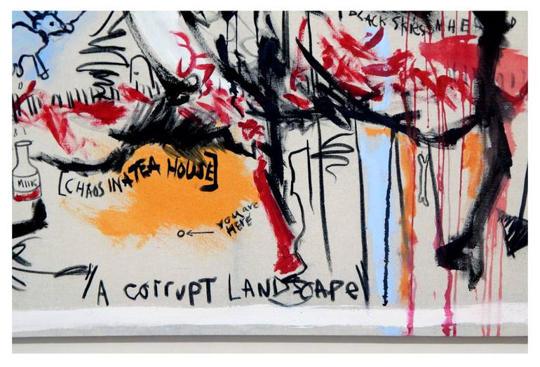 Original Abstract Expressionism Abstract Painting by Zoe Palmer