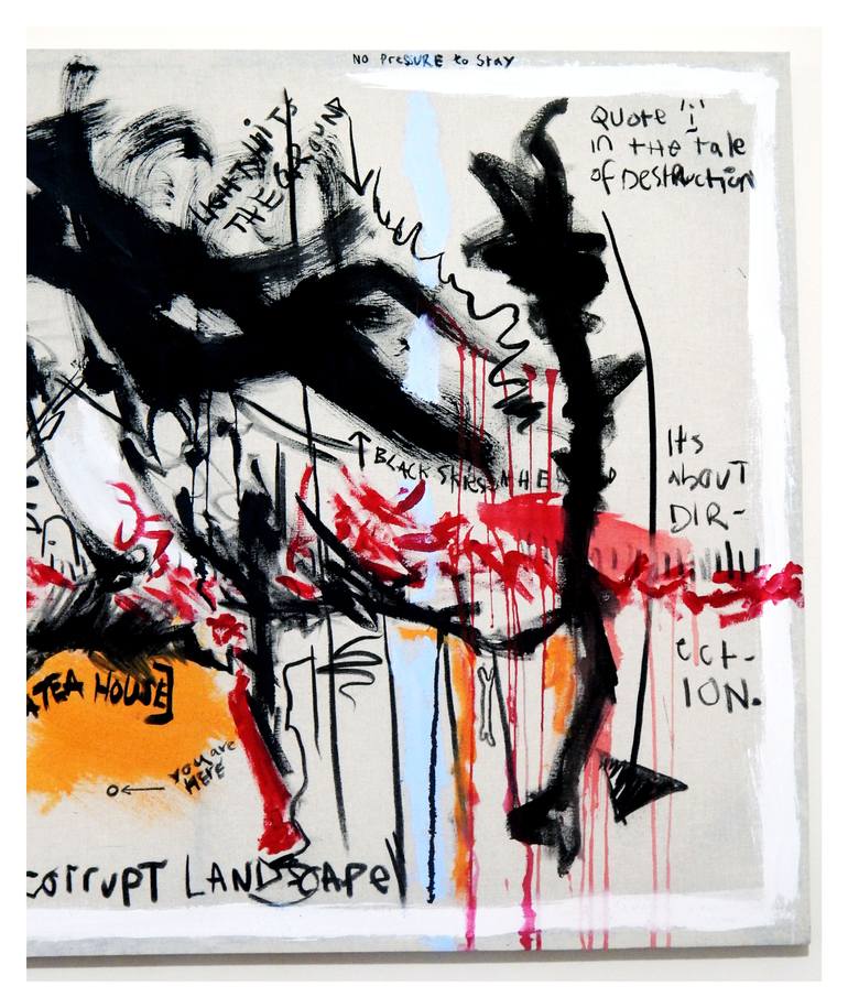 Original Abstract Expressionism Abstract Painting by Zoe Palmer
