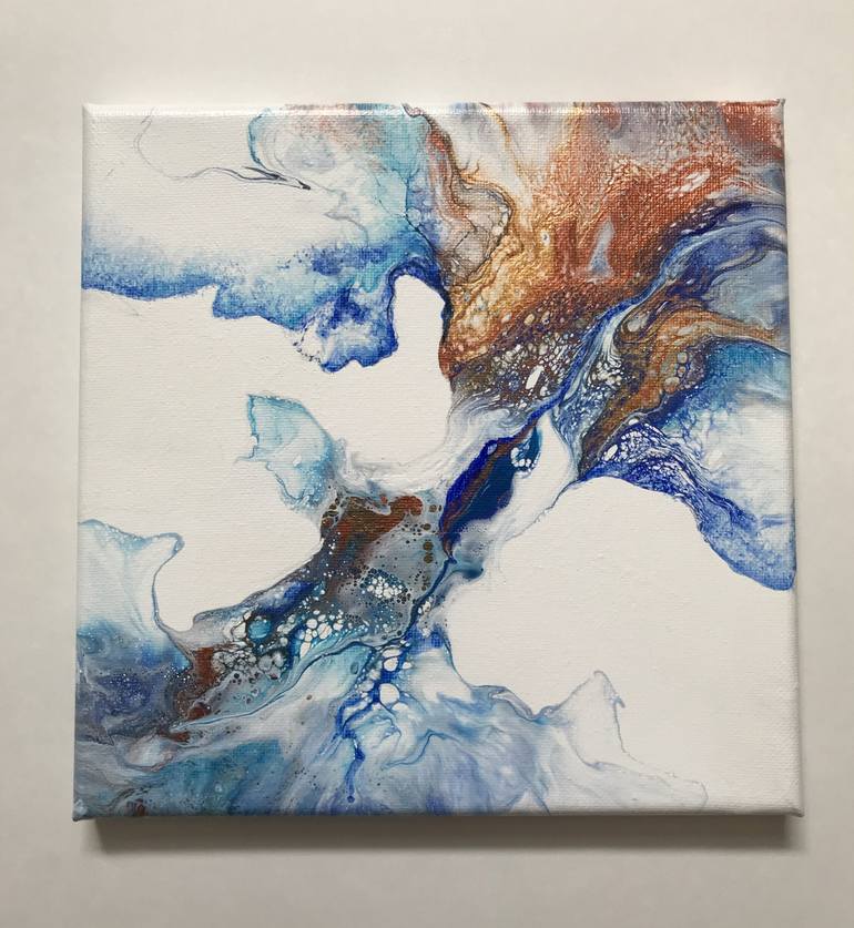 Fluid Art Abstract Painting by Kristin Collins | Saatchi Art