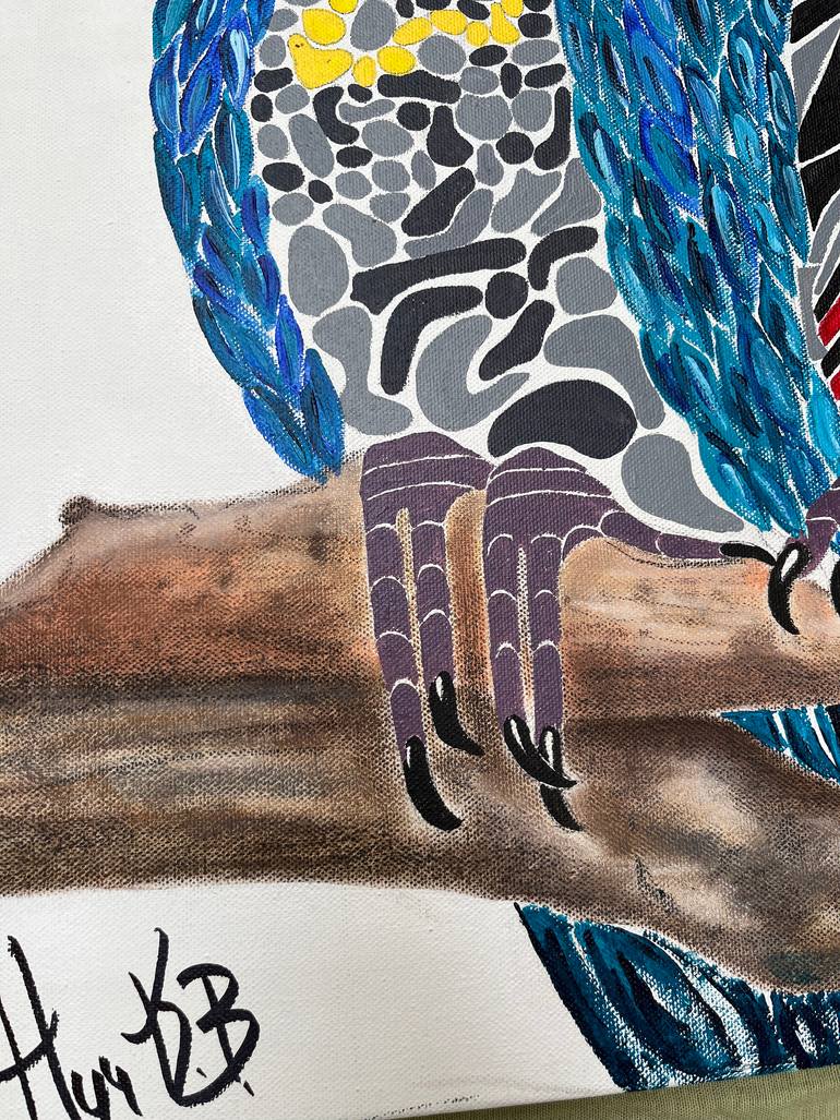 Original Art Deco Animal Painting by Kateryna Nych