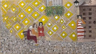Print of Expressionism Family Paintings by senay avsar