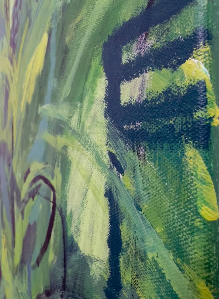 Original Abstract Garden Painting by Sonya Gri