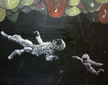 Original Figurative Science/Technology Paintings by Victor Paukstelis
