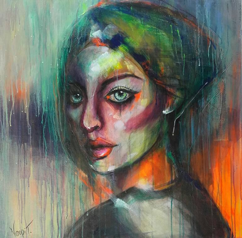 ANA Painting by Naomi Theodorou | Saatchi Art