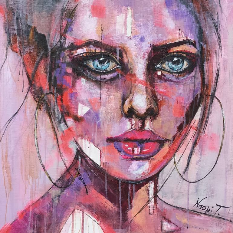 LISA Painting by Naomi Theodorou | Saatchi Art