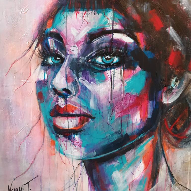 LOLA Painting by Naomi Theodorou | Saatchi Art