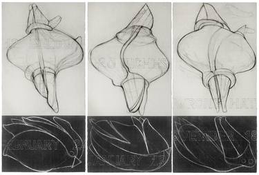 Original Modern Abstract Drawings by Marcy Edelstein