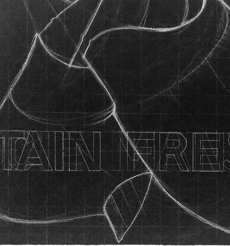 Original Modernism Abstract Drawing by Marcy Edelstein