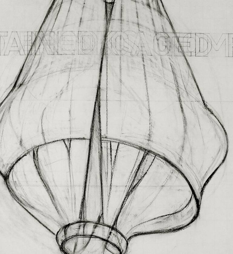 Original Modernism Abstract Drawing by Marcy Edelstein