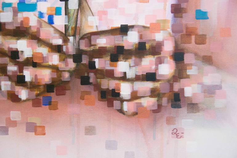 Original Impressionism People Painting by Frank Hoogendoorn
