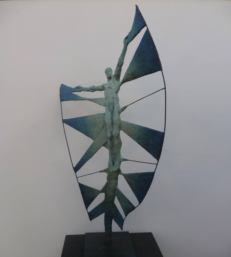 Original Abstract People Sculpture by Nicola Godden