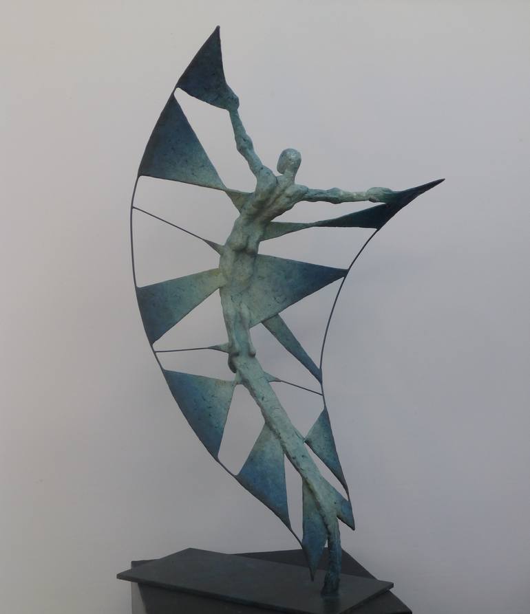 Original Abstract People Sculpture by Nicola Godden