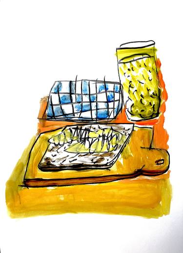 Original Food & Drink Paintings by Barbara Kuebel