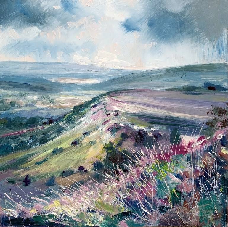 Colours Of The Valley Painting by Jennifer Taylor | Saatchi Art