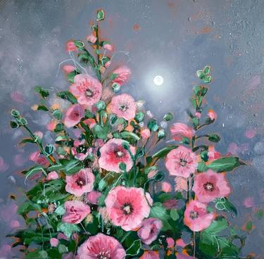 Original Expressionism Floral Paintings by Jennifer Taylor