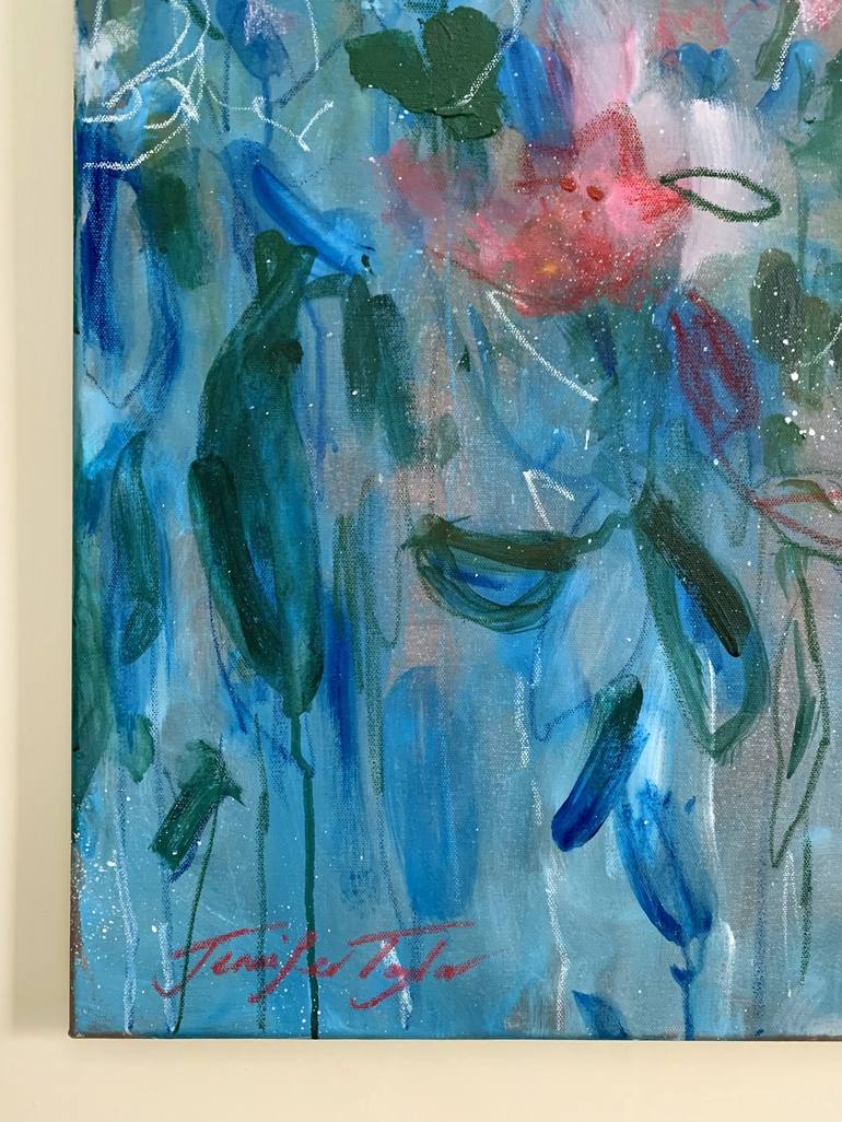 Original Abstract Expressionism Abstract Painting by Jennifer Taylor