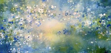 Original Abstract Expressionism Floral Paintings by Jennifer Taylor